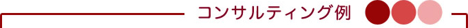 コンサルティング例